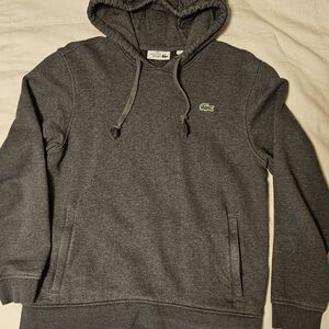 Lacoste Gray Hoodie - Kids XL
